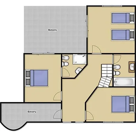 빌라 Sleeps 8 With Pool Air Con And Wifi Gale de Cima